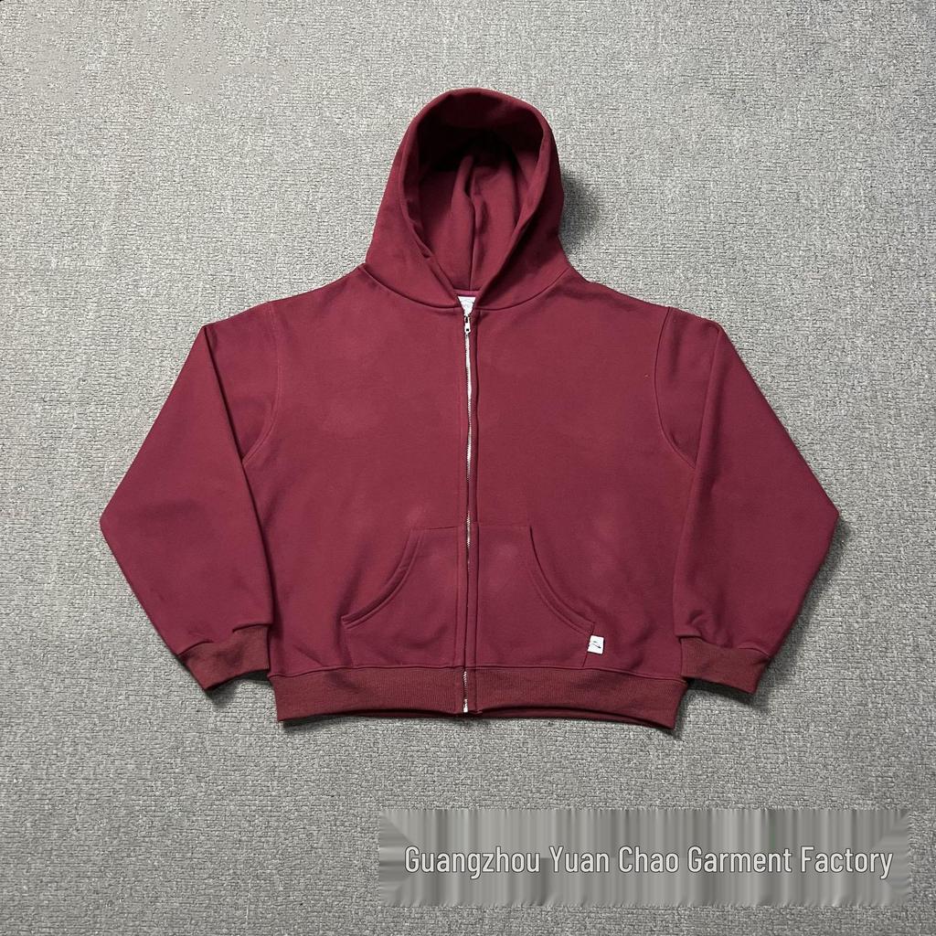 AKIMBO Unisex Thickened Hoodie Jacket with Plus Velvet for Autumn/Winter Trends
