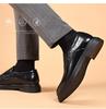 2024 Men's British Style Carved Brogue Slip-On Leather Shoes - Business Casual & Formal