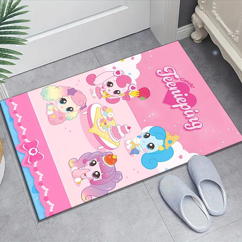 1pc Catch Teenieping Magic Sweethear (4) Design Area Rug - Non-Slip, Soft & Cozy Floor Mat for Living Room, Bedroom, Office - Indoor/Outdoor Decorativ