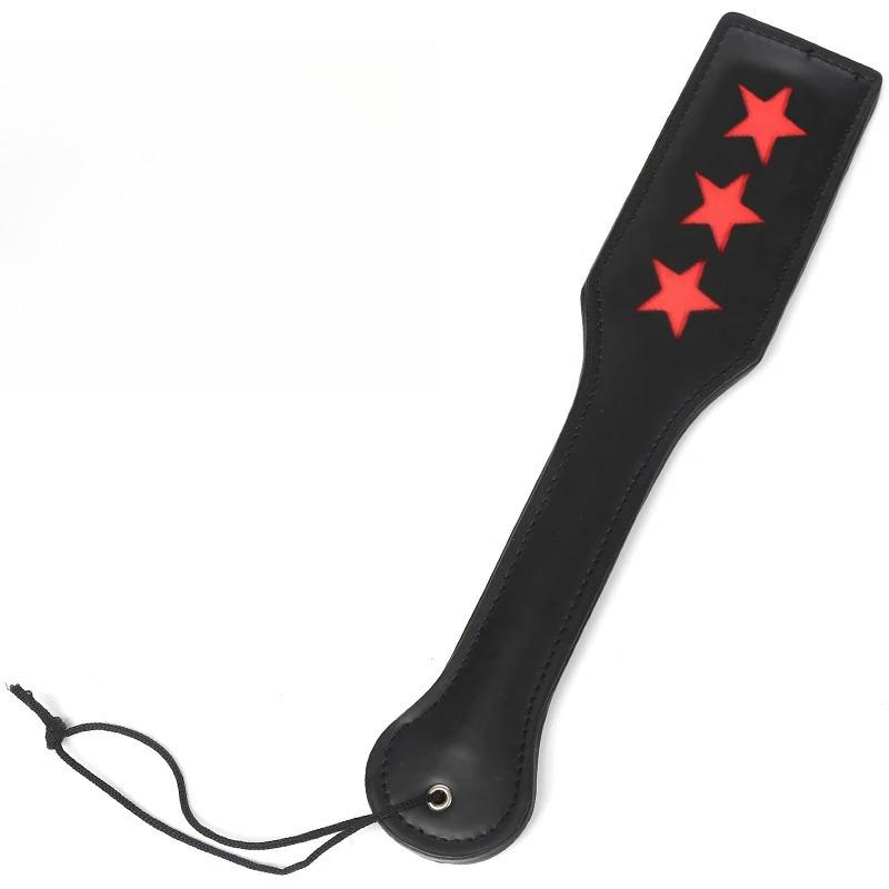 Couple Games Sex Toys Kits BDSM Slap Pat Spanking Leather Paddle Whip Flirt Clap Spank Ass Female Sex Toys for Women Men Adult