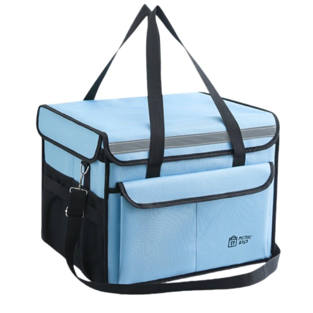Large Capacity Food Delivery Bag Thicken Cooler Storage Bag Thermal Insulation Bag  Outdoor Camping