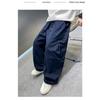 Boys Big Kids Casual Straight Wide Leg Cargo Long Pants