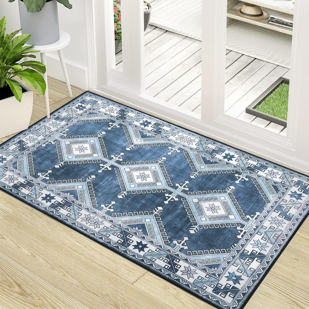 Retro Entrance Doormat Foyer Decoration Carpet Home Entrance Floor Mat