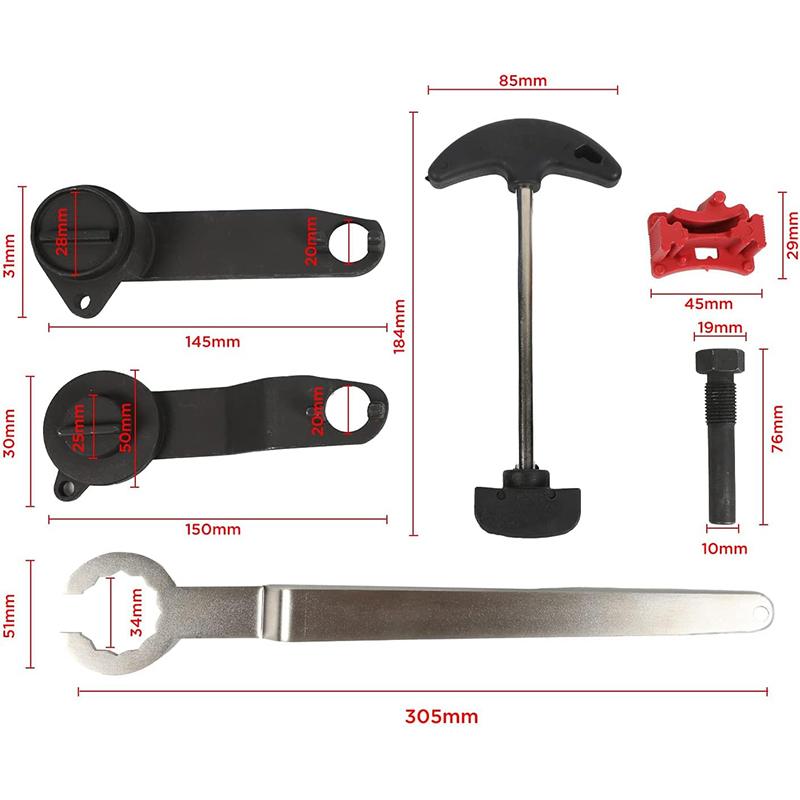 Engine Camshaft Timing Tool Set for EA211 Belt Dedicated VW Golf 7 Mk7 VII Jetta 1.2 1.4 TSI TGI Petrol Timing Camshaft Tool Set