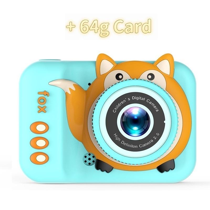New Instant Children's Print Camera StrapLittle SLR Children's Camera Cartoon HD Dual Camera Digital Camera