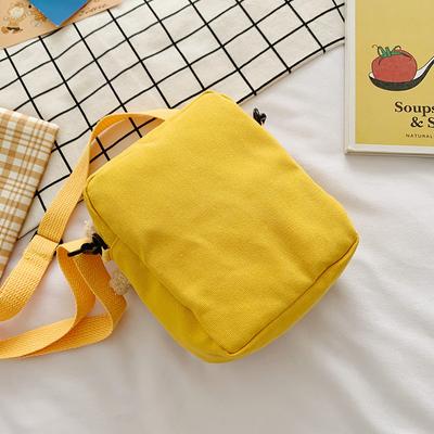 Women's Bag 2025 New Canvas Bag Girl Cute Small Bag Korean Version Japanese Ins Style Fresh Student Messenger Bag