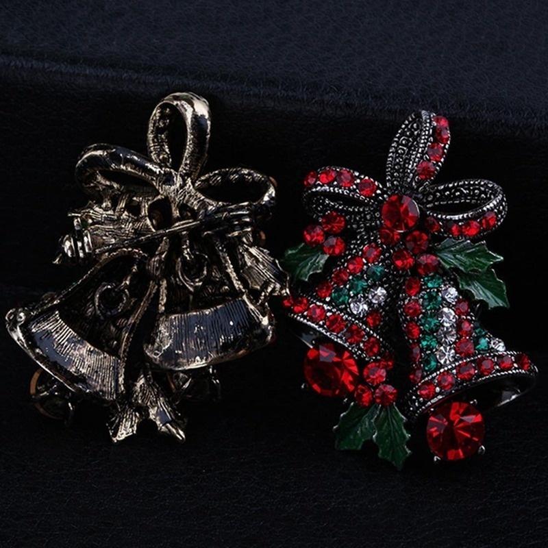 Haine de Crăciun Accesorii Costum Ac Pin Cadou Creativ Fundă Corsaj de Înaltă Calitate Broșe Retro cu Clopoței Broșe de Zi