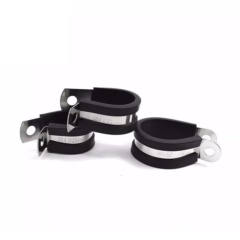 304 Stainless Steel Rubber Lined Clamp