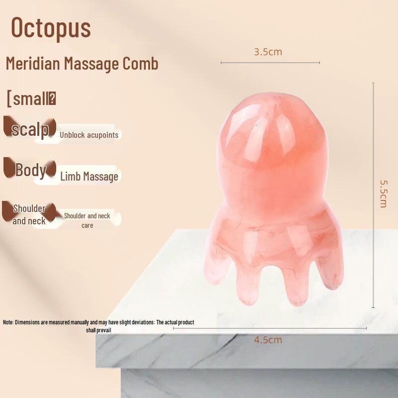 Octopus Resin Meridian Massage Comb - Traditional Chinese Medicine Scalp & Health Tool