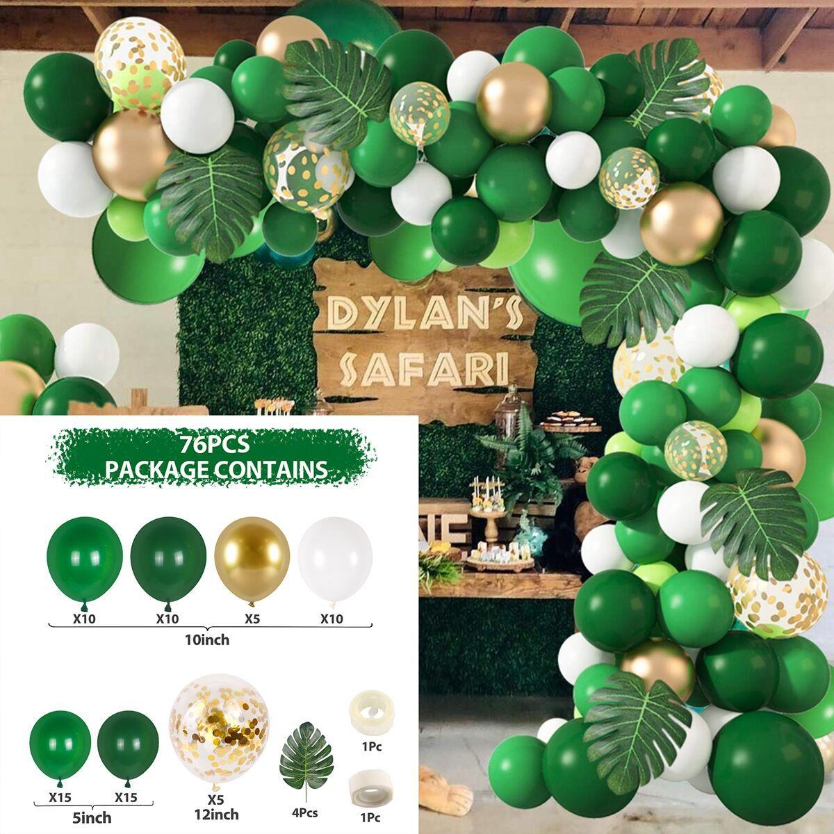 

Balloon Chain Set Confession Engagement Balloon Set Opening Birthday Scene Arrangement Balloon Green set 007