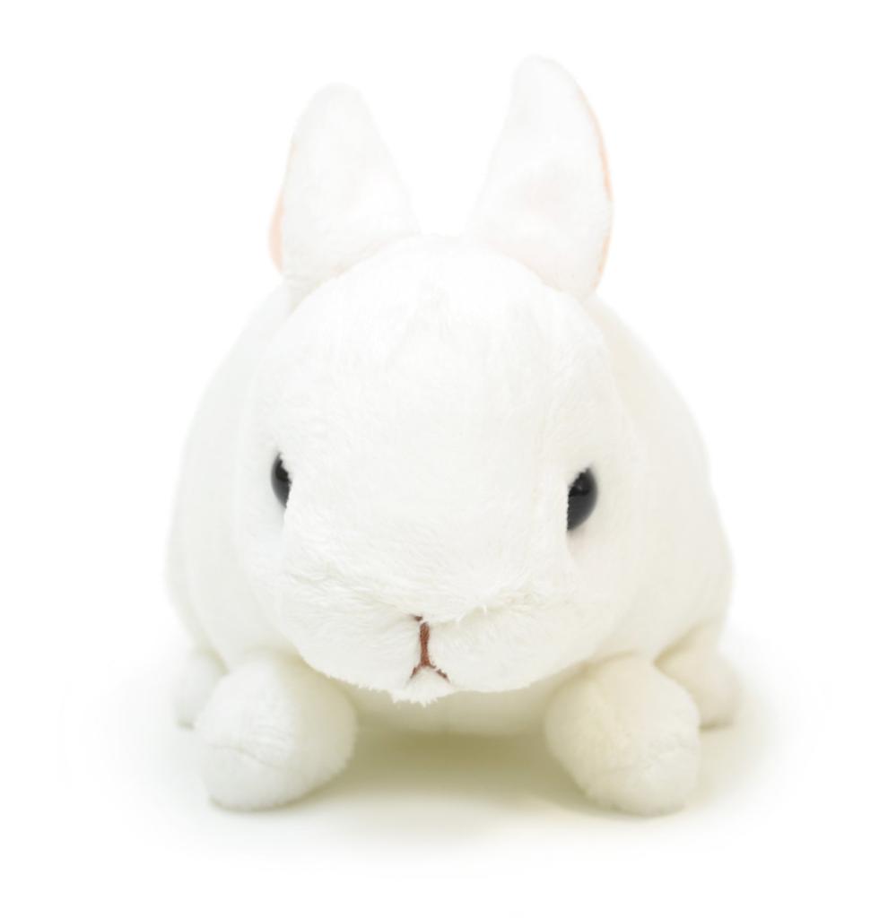 AQUA Plush Toy Farm Mochi Mochi Rabbit White 00080054