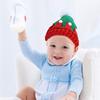 Thicken Christmas Hat Soft Santa Knitted Hat Happy New Year Baby Knitted Caps  Winter Accessories
