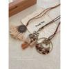 Bohemia Style Butterfly Long Tassel Necklace Fancy Light Luxury Minority Sweater Chain Vintage Necklace Ornament