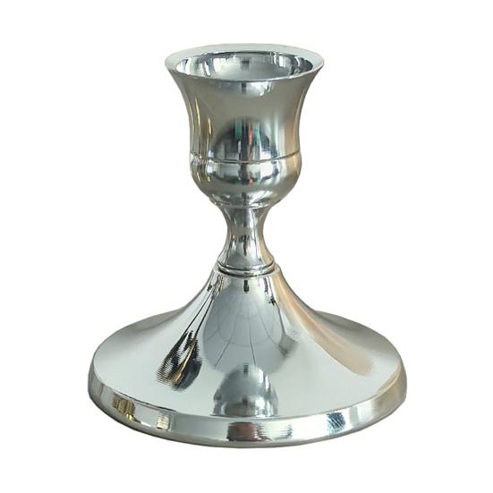 Clean Lines Candle Holder Candlestick for Tealight or Pillar Candles, Metal European Simple Holder, Romantic Wedding Decor Dinner Table Centerpiece