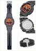 Uhr in der Serie Grau [Casio] G-Shock []Flame GA-100FL-8AJF Herren