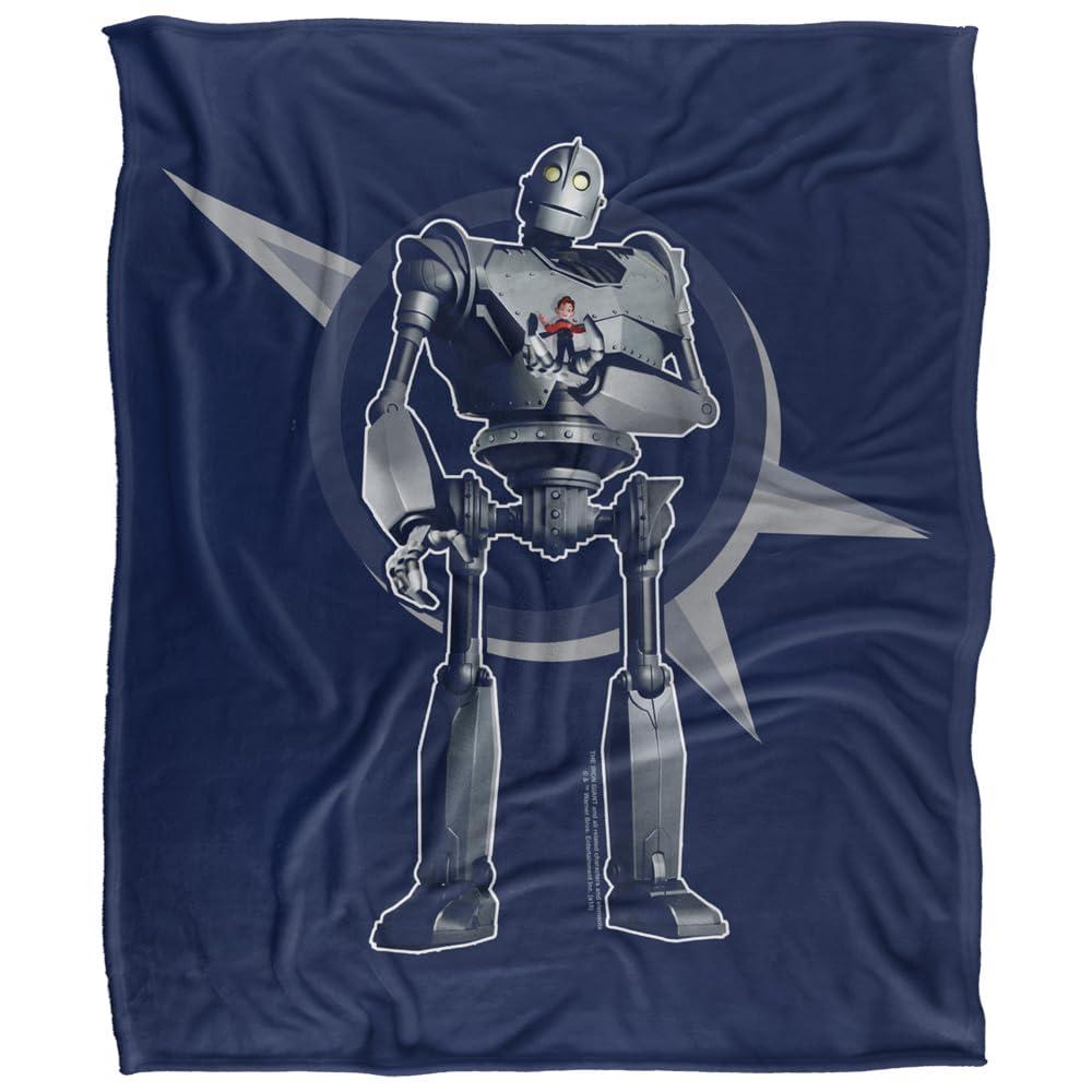The Iron Giant A Boy And His Robot Soft Touch Blanket