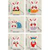 6 Pcs Embroidered Patches Cartoon Rabbits Sewing Patches Iron On Patches Decorative Patches Sew On Patches for Clothes