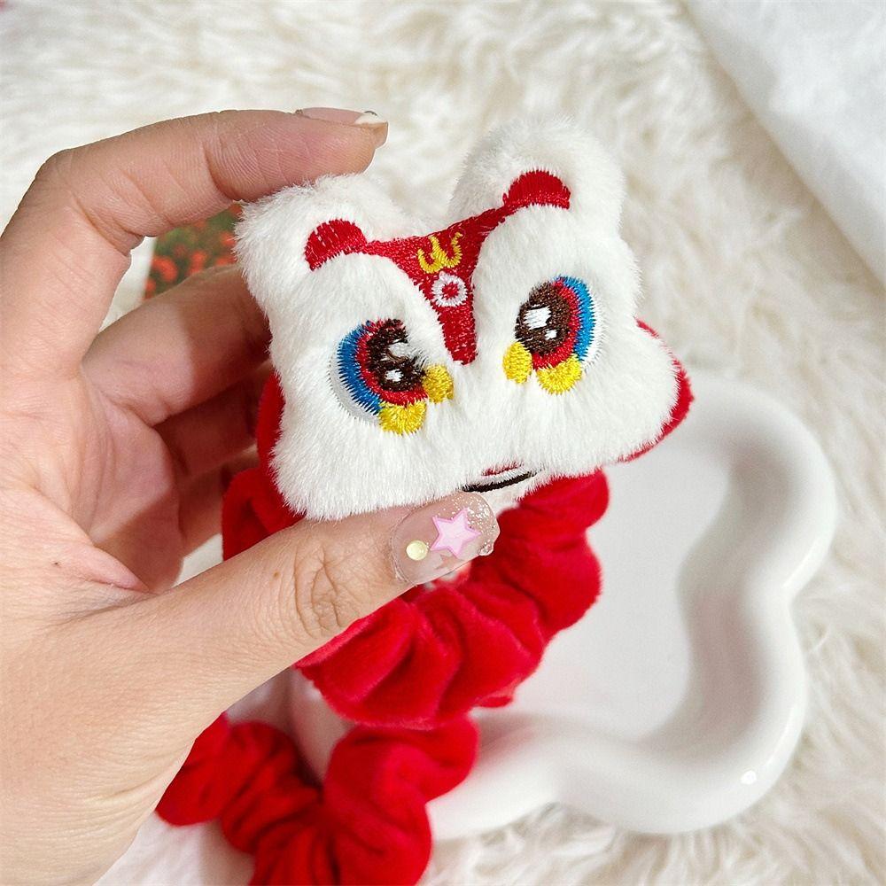 Lion Dance New Year Children Headwear Plush New Year Elastic Hair Band Unique Girls/Women