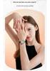Oufanny Women's Retro Quartz Watch: Waterproof, Small Dial, Diamond Inlaid, Simple Design.