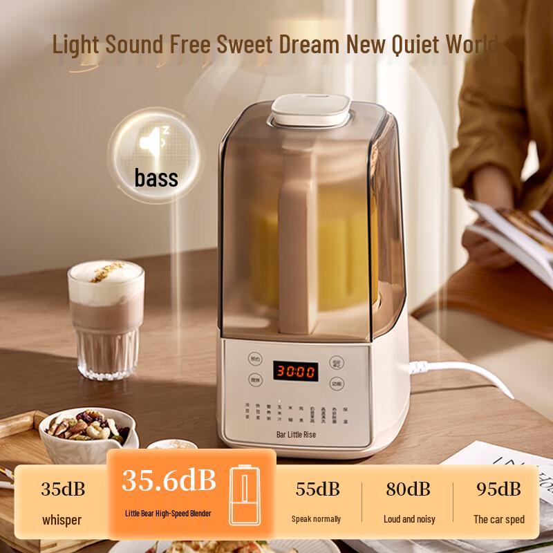 Bear Smart Low-Noise Multifunctional Blender