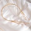 European & American High-End Gold Wire Multi-Layer Bracelet Necklace.