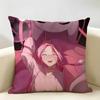 Alien Stage Mizi Anime Girl Pink Cushion Cover Natural Linen Organic Fabric DoubleSided Printing Room Sofa Decor Pillow Case