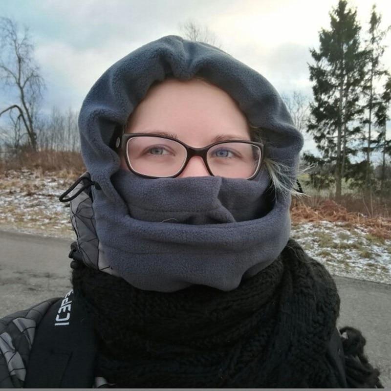 Теплая флисовая шапка — фото 3