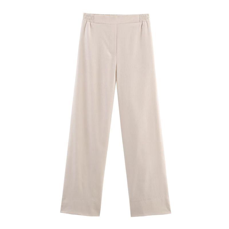 Kaslead New Women clothes Western Style Double Breasted Blazers Casual Pants 8372406 8372306