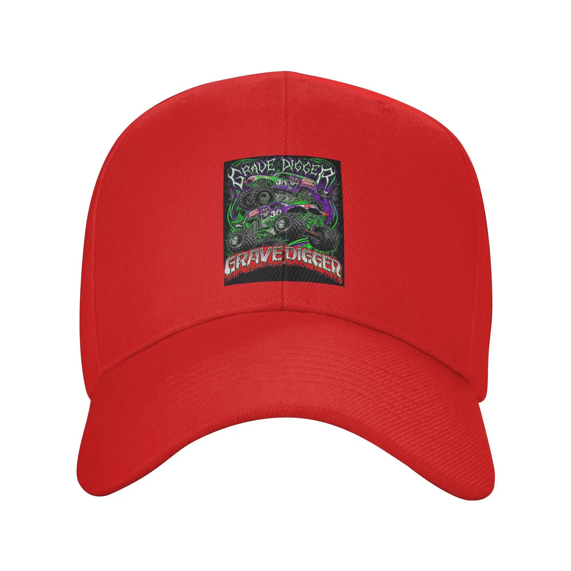 Monster Jam Grave Digger Монстр-трак Арт Фанаты Бейсболки Snapback Модные Бейсбольные Кепки Дышащие Повседневные Кепки Унисекс One Size
