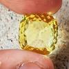 10 Ct Heated PITAMBARI Yellow Sapphire Cushion Cut CERTIFIED Loose Gemstone