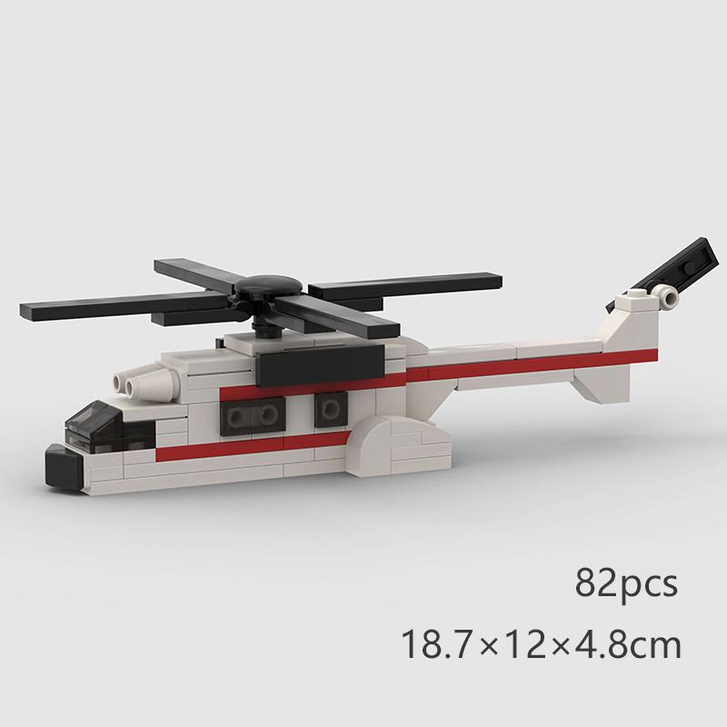 WW2 Military Battle Mini Plane US P-51 Mustang Aircraft Rescue Vehicle Copter France Army Set Building Blocks Toys World War II