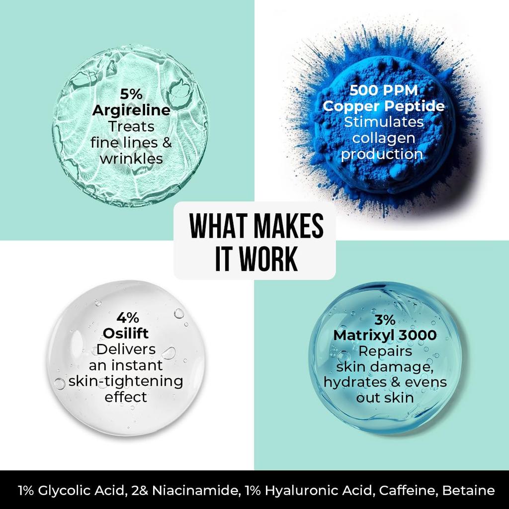 DR. Sheth's B'Tox Peptid Gesichtsserum 30 ml Für Glattere Straffere Haut Mit Nadelosem Lifting-Effekt