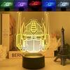 Prime Transformers Optimus 3d Night Light 7 Colors Led Table Lamp