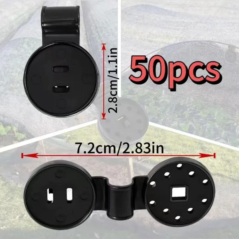 Awning Plastic Clips Outdoor Shade Cloth Net Clip Camping Garden Tool Buildings Fence Net Fix Clamp Awning Hook
