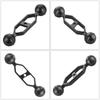 Adaptateur à rotule 1" Bras d'extension à double rotule 5 7 9 11 pouces pour GoPro Fixation à pince papillon sous-marine Éclairages de plongée