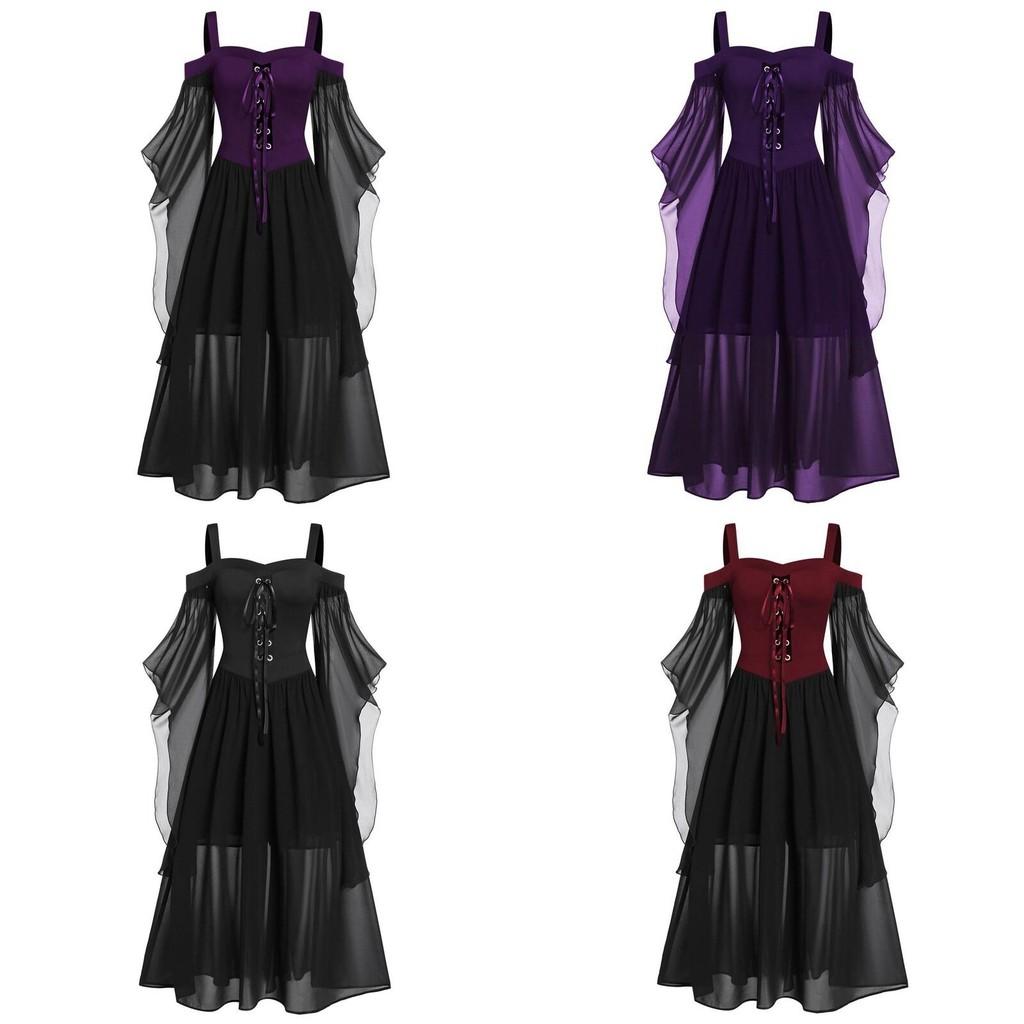 Beautifully Designed Witch Dress For Cosplay Halloween And Carnival Parties