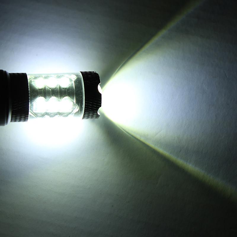 DC 12-24V LED Light Car Lights Super Bright 80W LED SMD 1156 BA15S Backup Light Bulb Car Styling