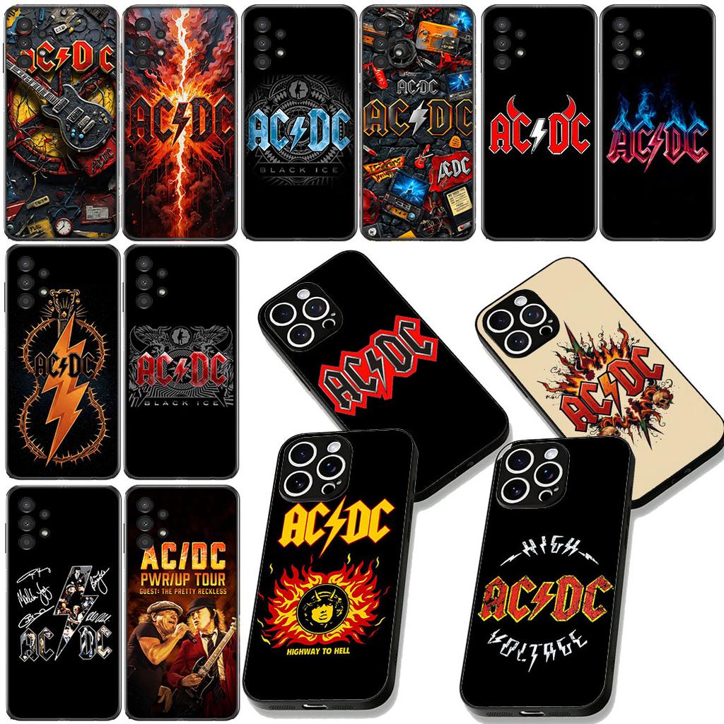 A-Acdc Poster Handyhülle für Samsung Galaxy A06 A05 A14 A50 A51 A52 A12 A13 A23 A70 A07 A25 A26 A72 A56 Hülle Case