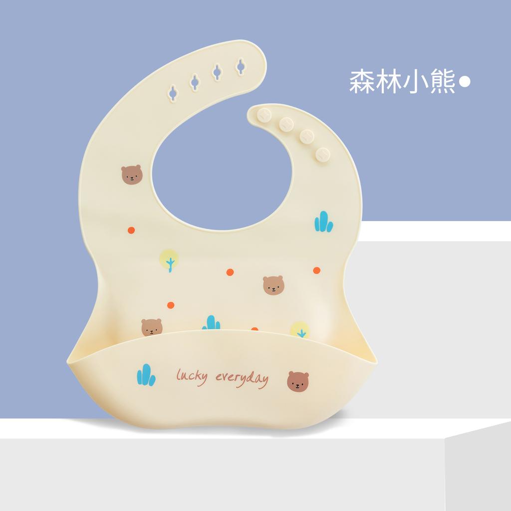 Children's Products Baby Bibs Waterproof Children Silicone Bibs Baby Drooling Rice Bibs Washable