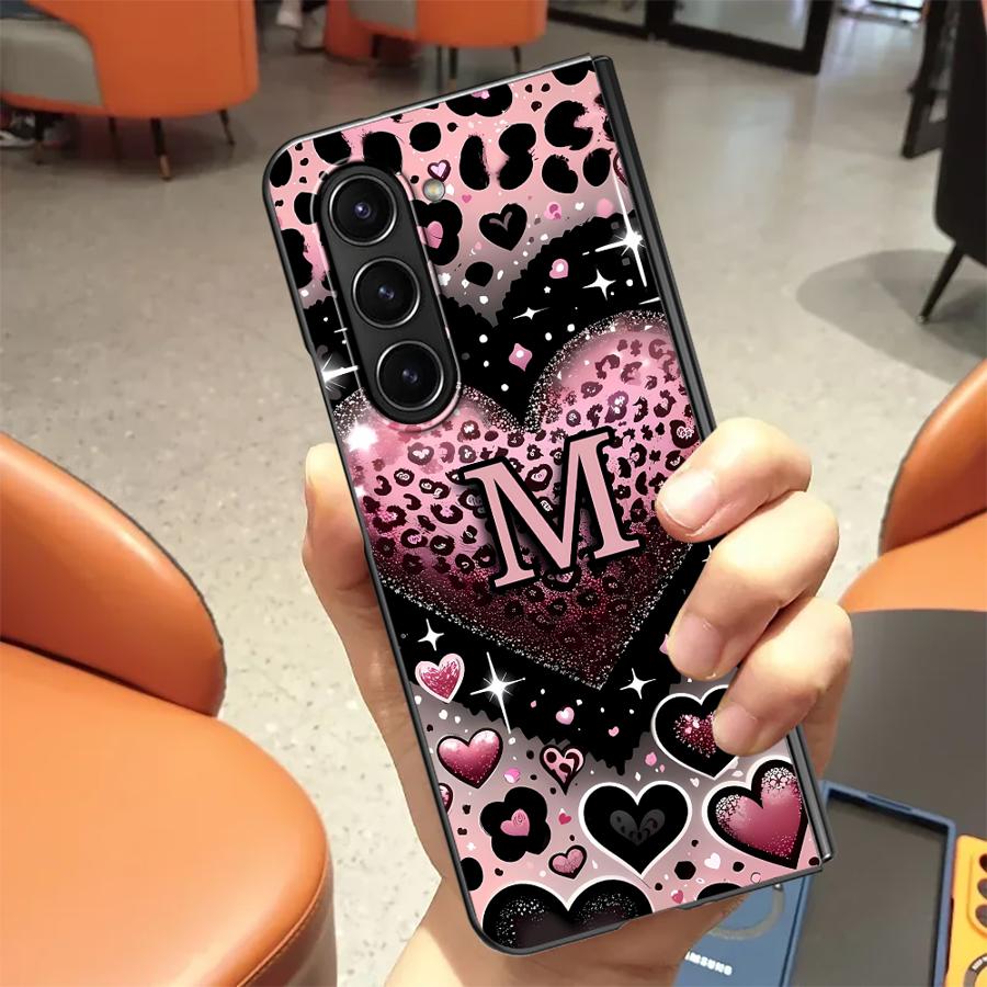 Case for Samsung Galaxy ZFold6 Z Fold 7 6 5 4 3 ZFold3 ZFold7 ZFold5 ZFold4 Back Phone Cover Fashion Leopard Pattern