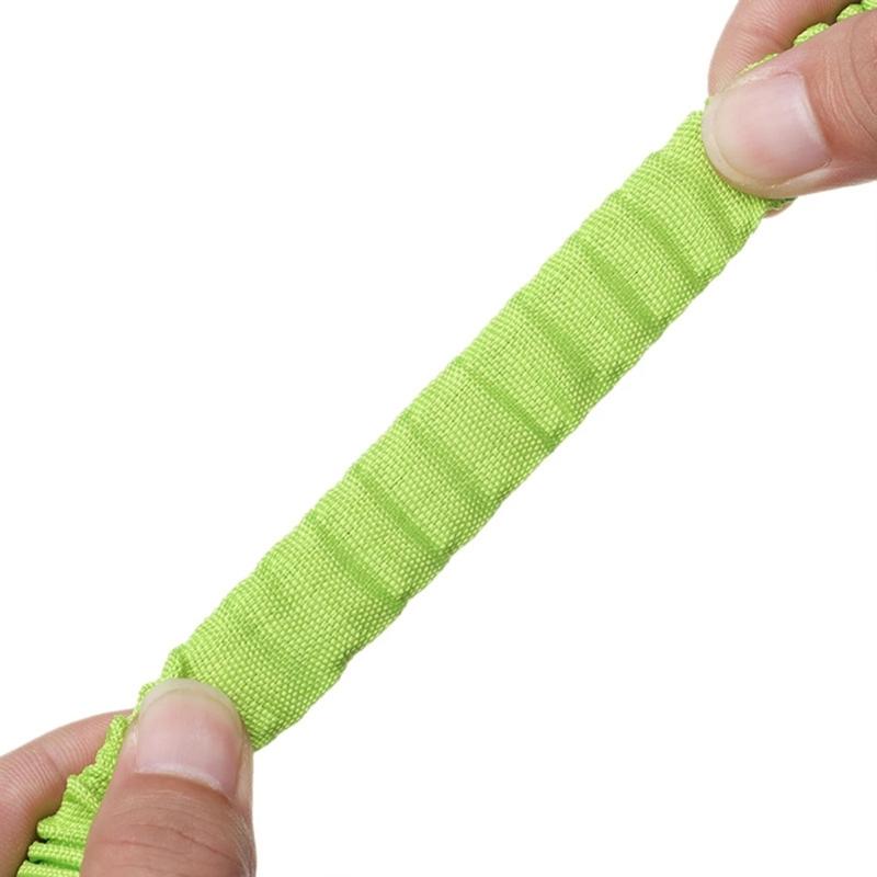 Stretchable Kayak Paddle Leash Tethers with D-Shape Carabiner Leash Strap Kayaking Board Paddle Surfboard Fishing Rod