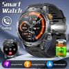 New Smart Watch Men 1000mAh Battery Outdoor Flashlight Bluetooth Call Heart Rate Waterproof Fitness 100+ Sport Smartwatch