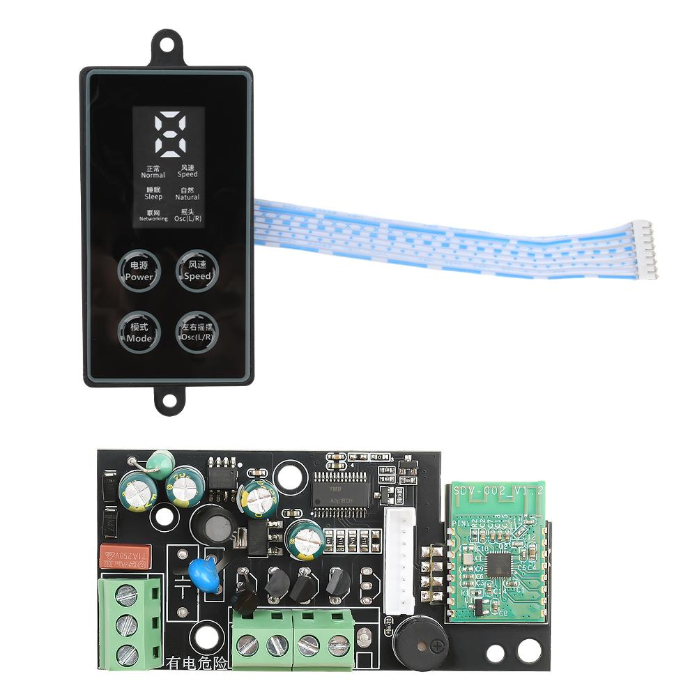 

AC 110-220V Works with eWelink WIFI Smart Fan Conversion Universal Module Mobile App Remote Control Voice Control Three Speed