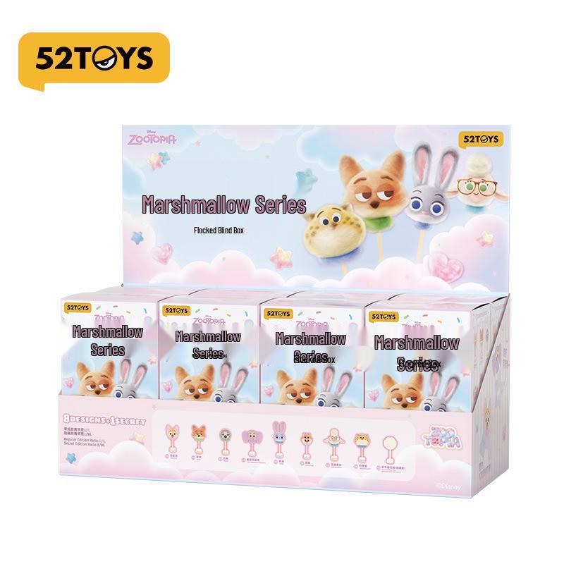 Zootopia Marshmallow Series Blind Box Flocked Figure Ornament by 52TOYS