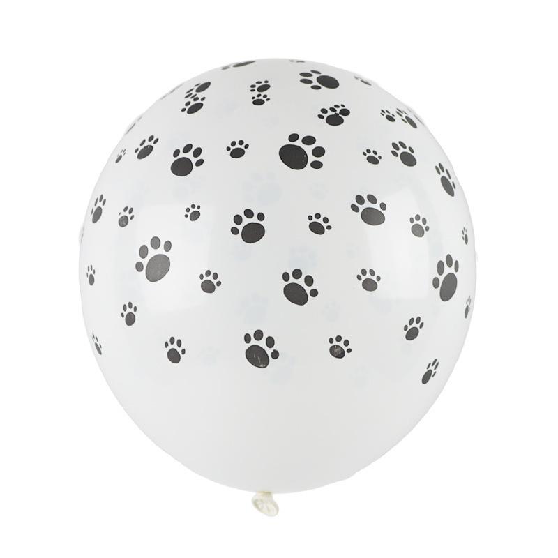 Children'S Birthday Balloon Zebra Pattern Decoration Scene Arrangement Arch Round Animal Pattern Balloon 100Pcs/Bag