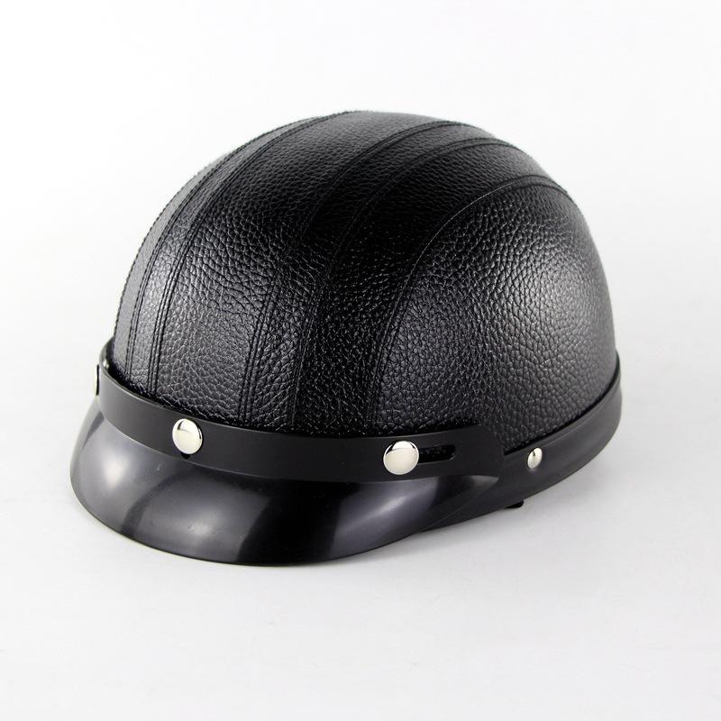 

Women s Electric Vehicle Helmet Summer Sunscreen Four Seasons Universal Motorcycle Helmet Men s Half Helmet One size чёрный