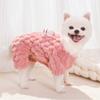 Cute Dog Winter Jumpsuit Bee Pattern Four Legged Pet Clothes Puppy Harness Coat  Kitten Clothing