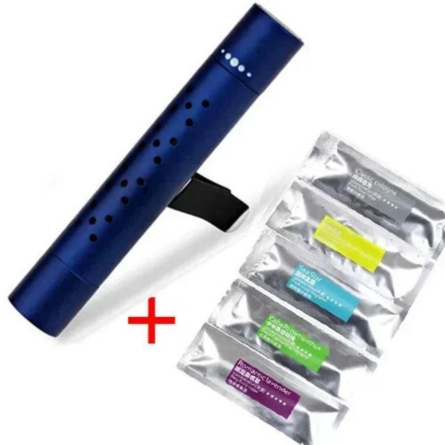 Car Fragrance Custom Vent Clip Cylindrical Essential Oil Diffuser Vent Clip with 5 Refill Sticks for Auto Office Kitchen Amagi