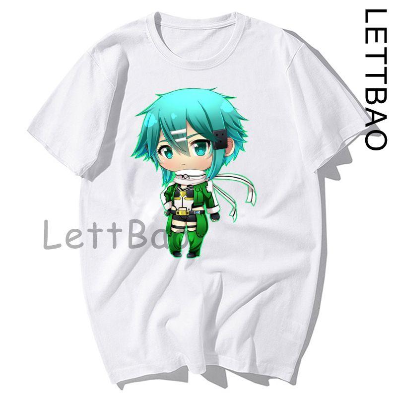 Arrival Sword Art Online T Shirt For Men Japanese Anime T Shirt S 3Xl