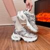 New Dad Shoes for Women Fashionable Thick-soled Sports Single Shoes